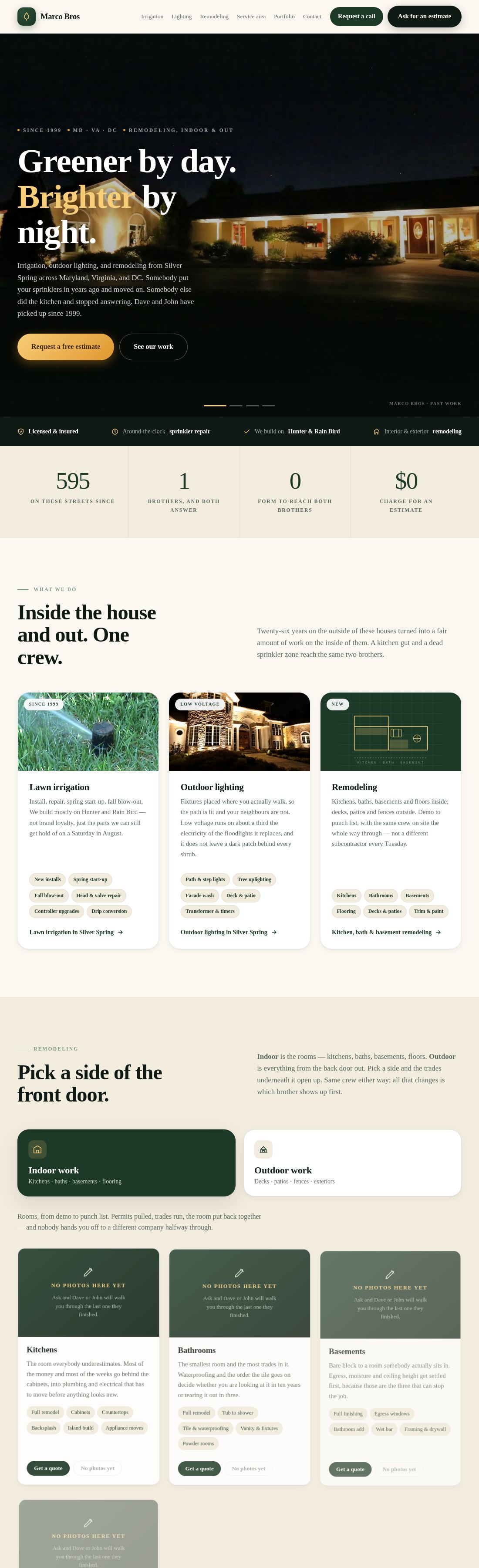 Marco Bros website preview